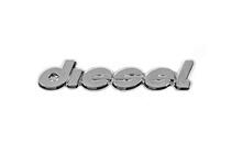 Audi 100 C3 1988–1991 Diesel tekst (selvklæbende) foto 1