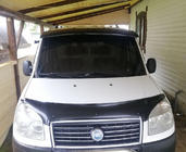 Fiat Doblo I 2005–2010 Forrudevisir (sort højglans, 5 mm) foto 3