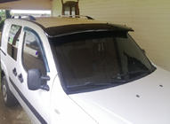 Fiat Doblo I 2005–2010 Forrudevisir (sort højglans, 5 mm) foto 2