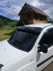 Fiat Doblo I 2005–2010 Forrudevisir (sort højglans, 5 mm) foto 12