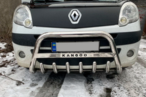 Renault Kangoo 2008–2020 Bullbar WT003/004 (rustfrit stål) uden påskrift, 51 mm foto 2