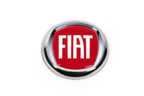 Fiat Emblem (rød V1, selvklæbende) 75 mm foto 1