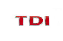 Volkswagen Crafter 2006–2016 TDI emblem (lige skrifttype) foto 2