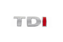 Volkswagen Crafter 2006–2016 TDI emblem (lige skrifttype) foto 3