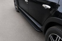 Renault Duster 2008–2017 Sidetrin Tayga Black (2 stk., aluminium) foto 1