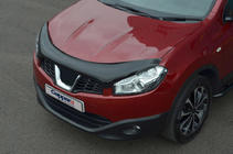 Nissan Qashqai 2010–2014 Motorhjelmsdeflektor (EuroCap) foto 8