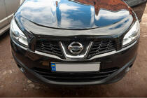 Nissan Qashqai 2010–2014 Motorhjelmsdeflektor (EuroCap) foto 4