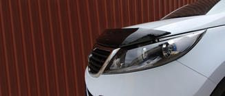 Kia Sportage 2010–2015 Stenslagsbeskytter til motorhjelm (EuroCap) foto 2