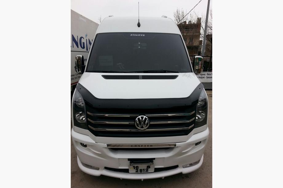Volkswagen Crafter 2006–2016 Motorhjelmsdeflektor 2006↗, 2011↗ (EuroCap) Foto 9
