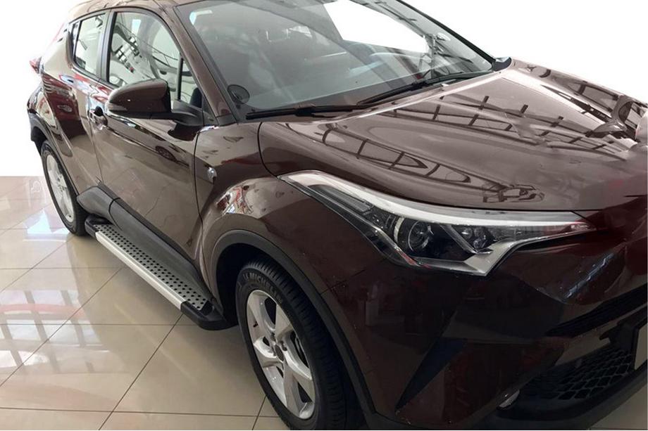 Toyota C-HR 2016–2023 Sidetrin Allmond Grey (2 stk., aluminium) Image