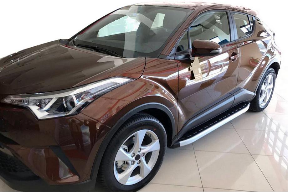 Toyota C-HR 2016–2023 Fullmond sidetrin (2 stk., alu) Image