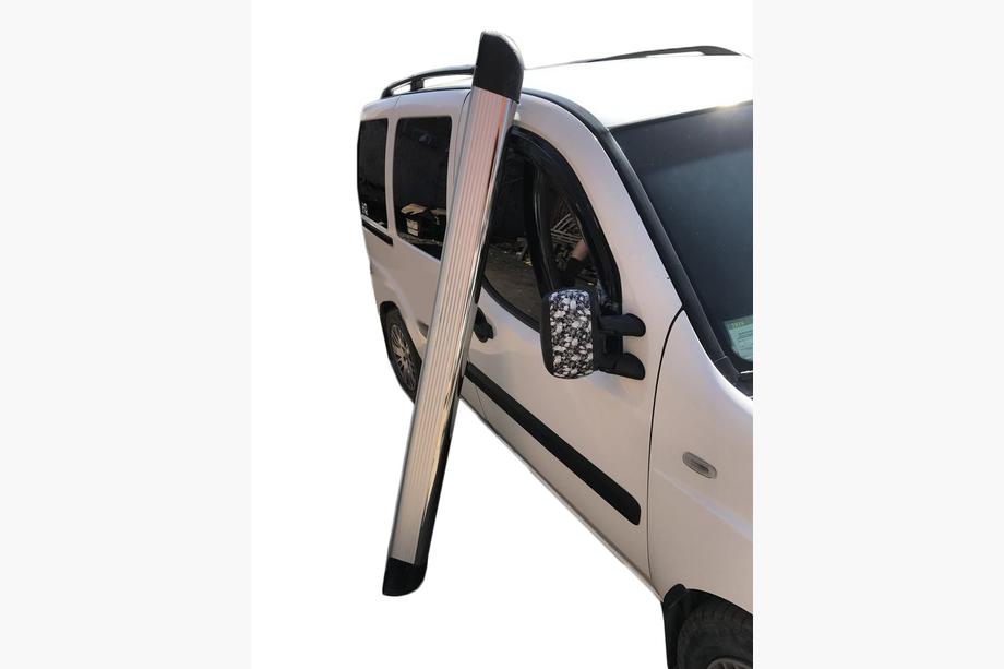 Citroen Berlingo 2008–2018 Omsa Chrome sidetrin (2 stk., alu.) Image