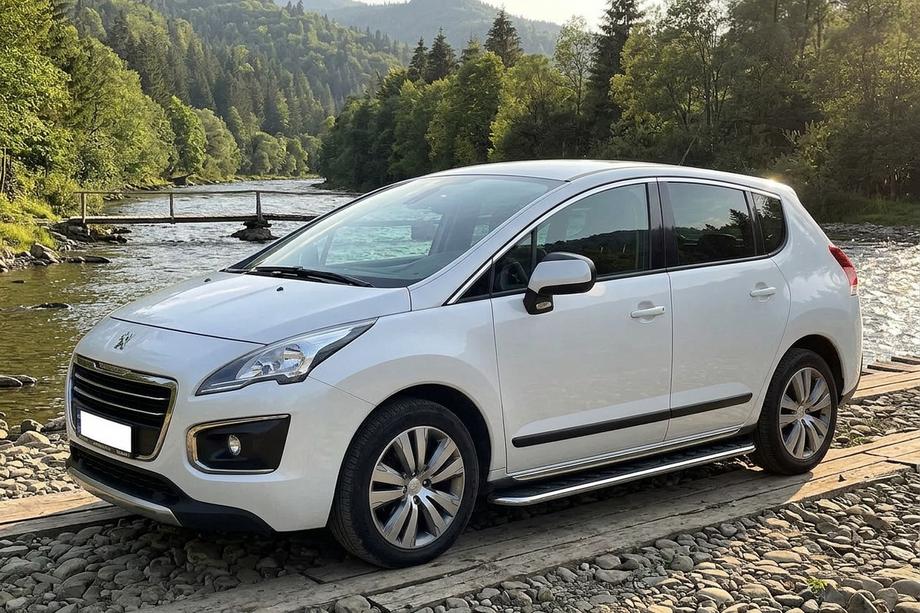 Peugeot 3008 2008–2016 Maydos V1 sidetrin (2 stk., aluminium + rustfrit stål) 2008-2014 Image