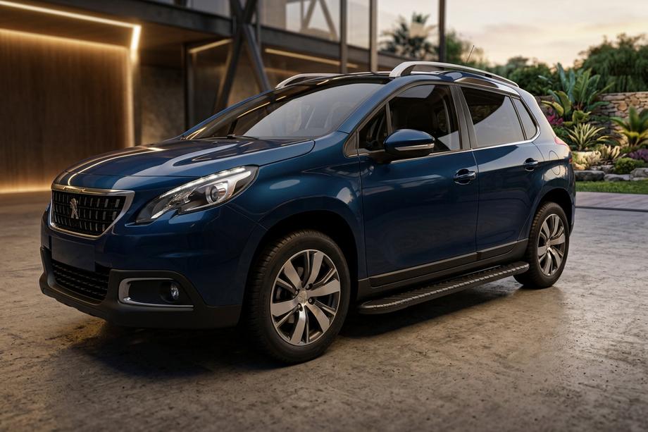Peugeot 3008 2008–2016 Bosphorus Black sidetrin (2 stk., aluminium) 2014-2016 Image