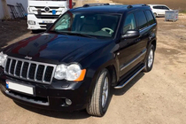 Jeep Grand Cherokee WK 2004–2010 Sidetrin Maydos V2 (2 stk., rustfrit stål) foto 2