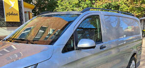 Mercedes Vito/V-klasse W447 2014– Sorte tagrælinger ELITE (plastfødder) foto 17