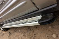Jeep Grand Cherokee WK 2004–2010 Sidetrin Maya V2 (2 stk., aluminium) foto 5