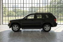 Jeep Grand Cherokee WK 2004–2010 Sidetrin Allmond Black (2 stk., aluminium) foto 1