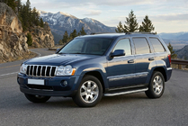Jeep Grand Cherokee WK 2004–2010 Sidetrin Tayga Grey (2 stk., aluminium) foto 1