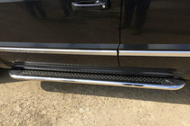 Jeep Grand Cherokee WK2 2010–2021 Sidetrin Maydos V2 (2 stk., rustfrit stål) foto 1