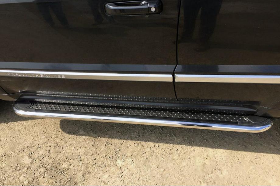 Jeep Grand Cherokee WK2 2010–2021 Sidetrin Maydos V2 (2 stk., rustfrit stål) Image