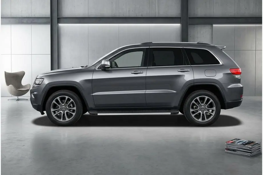 Jeep Grand Cherokee WK2 2010–2021 Sidetrin Maya V1 (2 stk., aluminium) Image