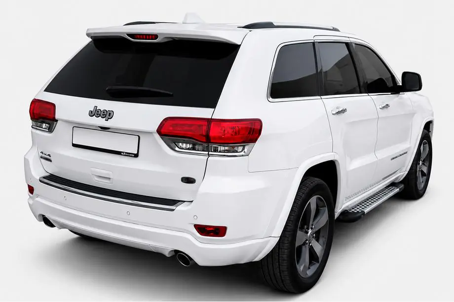 Jeep Grand Cherokee WK2 2010–2021 Sidetrin Allmond Grey (2 stk., aluminium) Image