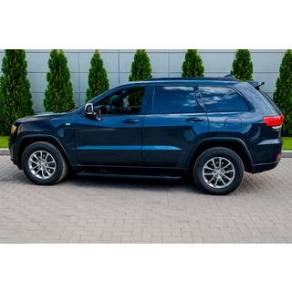 Sidetrin Allmond Black (2 stk., aluminium) Jeep Grand Cherokee WK2 2010–2021 foto 1