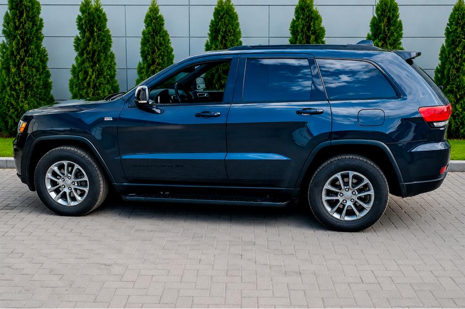 Jeep Grand Cherokee WK2 2010–2021 Sidetrin Allmond Black (2 stk., aluminium) Image