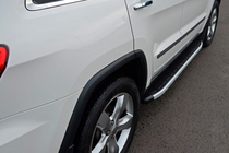 Jeep Grand Cherokee WK2 2010–2021 Sidetrin Fullmond (2 stk., aluminium) foto 4