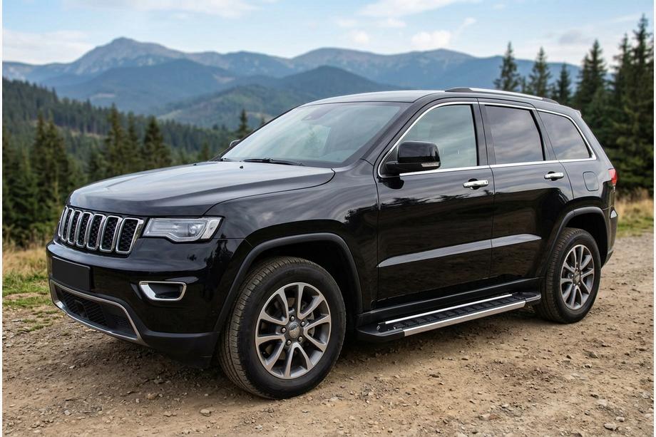 Jeep Grand Cherokee WK2 2010–2021 RedLine V1 sidetrin (2 stk., aluminium) Image