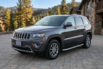 Jeep Grand Cherokee WK2 2010–2021 Sidetrin Tayga Grey (2 stk., aluminium) foto 1