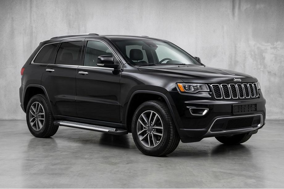Jeep Grand Cherokee WK2 2010–2021 Sidetrin Line (2 stk., aluminium) Image