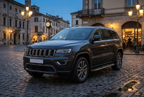 Jeep Grand Cherokee WK2 2010–2021 Bosphorus Black sidetrin (2 stk., aluminium) foto 1