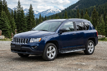 Jeep Compass 2006–2016 Sunrise sidetrin (2 stk., aluminium) foto 1