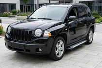 Jeep Compass 2006–2016 Sidetrin Line (2 stk., aluminium) foto 1