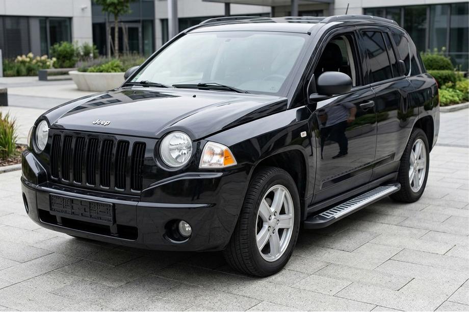 Jeep Compass 2006–2016 Sidetrin Line (2 stk., aluminium) Image