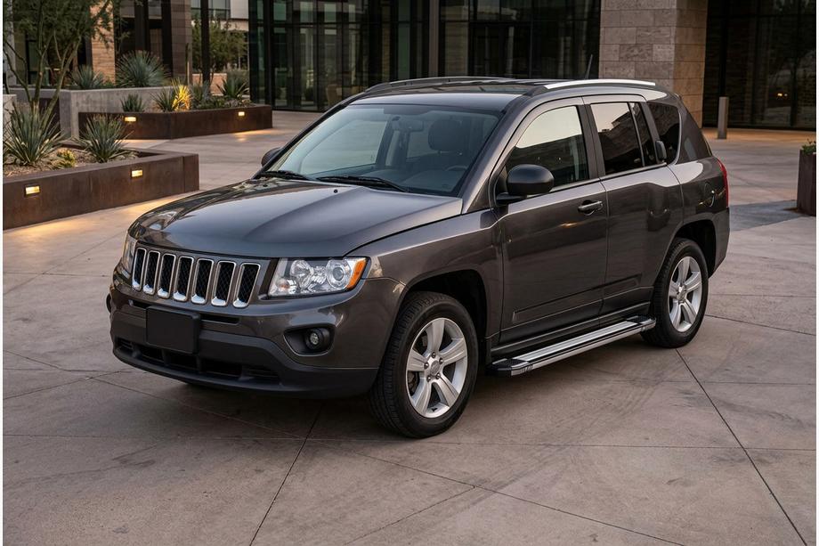 Jeep Compass 2006–2016 Rainbow sidetrin (2 stk., aluminium) Image