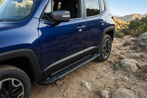 Jeep Renegade 2014– Sidetrin RedLine Black (2 stk., aluminium) foto 1