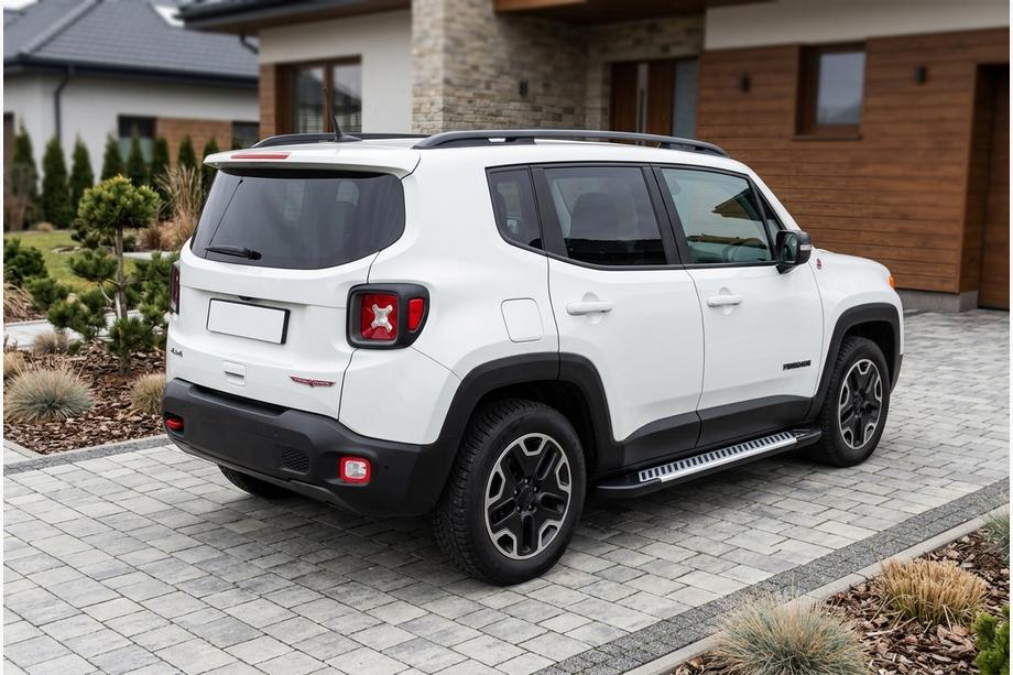Jeep Renegade 2014– Sidetrin Line (2 stk., aluminium) Image