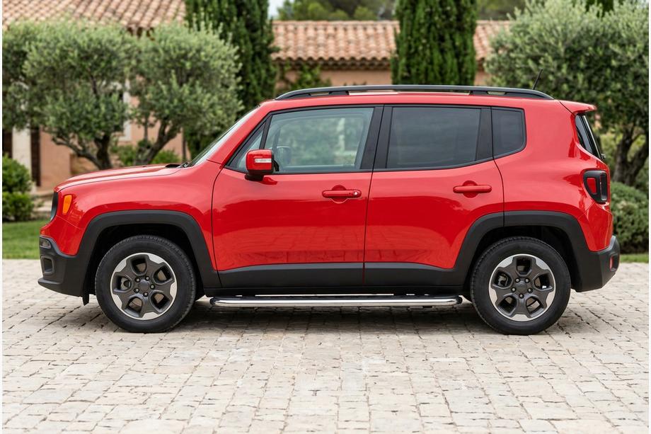 Jeep Renegade 2014– Maydos V1 sidetrin (2 stk., aluminium + rustfrit stål) Image