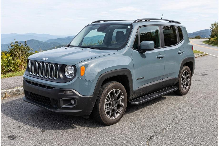 Jeep Renegade 2014– Bosphorus Black sidetrin (2 stk., aluminium) Image