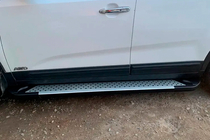 Kia Sorento II XM 2009–2014 Sidetrin Allmond Grey (2 stk., aluminium) 2010-2013 foto 4