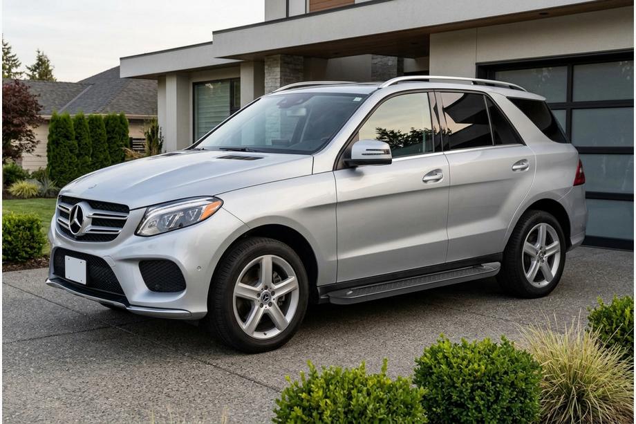 Mercedes GLE/ML Klasse W166 2011–2018 Sidetrin Allmond Black (2 stk., aluminium) Image