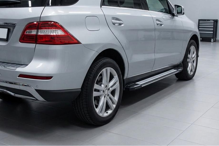Mercedes GLE/ML Klasse W166 2011–2018 Rainbow sidetrin (2 stk., aluminium) Image