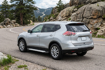 Nissan X-trail T32/Rogue 2014–2021 Sidetrin Allmond Grey (2 stk., aluminium) foto 1