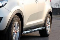 Kia Sportage 2010–2015 Siderør (2 stk., rustfrit stål) foto 4