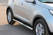 Kia Sportage 2010–2015 Siderør (2 stk., rustfrit stål) foto 3