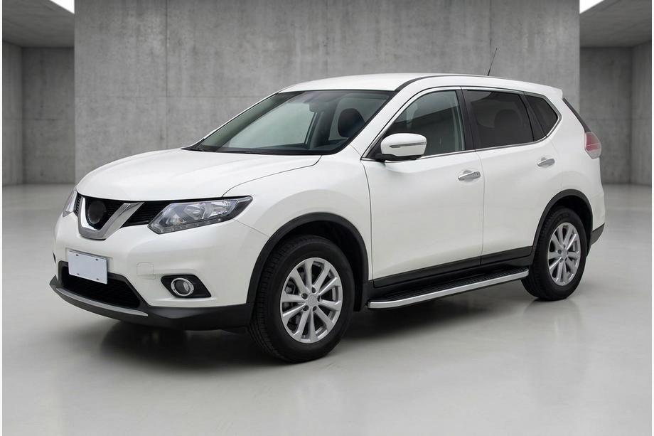 Nissan X-trail T32/Rogue 2014–2021 Sidetrin Tayga Grey (2 stk., aluminium) Foto 1
