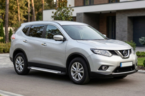 Nissan X-trail T32/Rogue 2014–2021 Sidetrin Line (2 stk., aluminium) foto 1